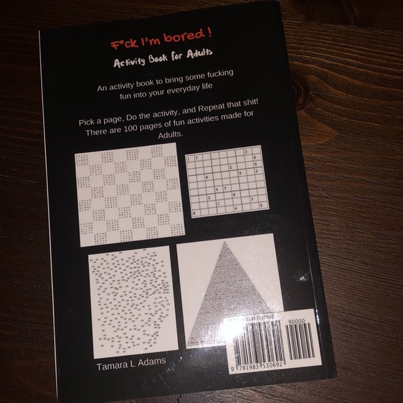 New F*ck I’m bored! Activity book for adults - Picture 2 of 2